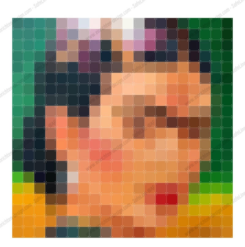 Pixel Collection Wall Picture IXXI | Marilyn Monroe / 180 x 200 cm